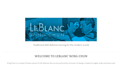 Desktop Screenshot of leblancwingchun.com